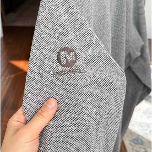 Merrell Sweater Mens Small Grey Sweatshirt Thermal Waffle Base Layer Adult - Picture 4 of 9